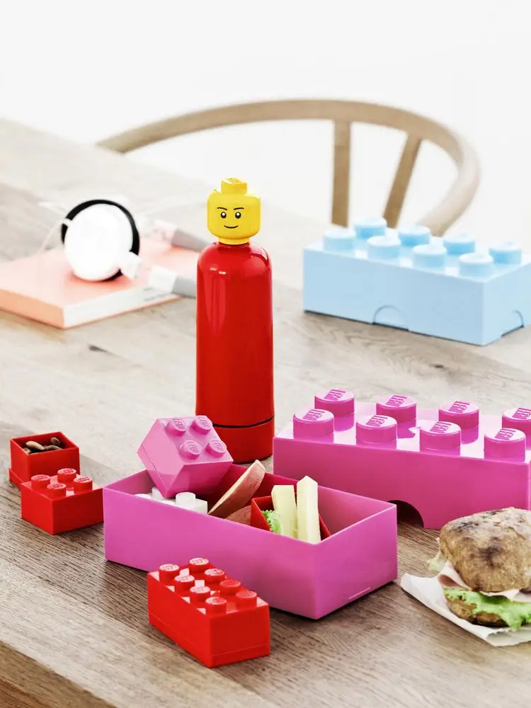 LEGO Box na desiatu 10 x 20 x 7,5 cm svetlomodrá